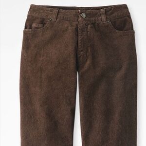 Coldwater Creek Women's Brown Corduroy Pants